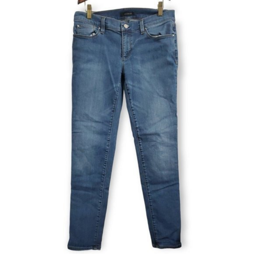 Ann Taylor Relaxed Slim Skinny Denim Jeans Women's Size 2 Blue 5-Pocket Low-Rise